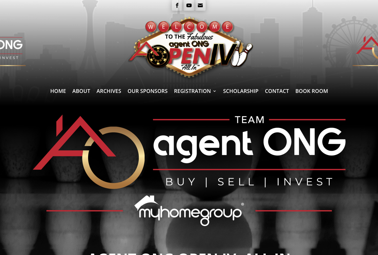 Website design for Agent Ong Open