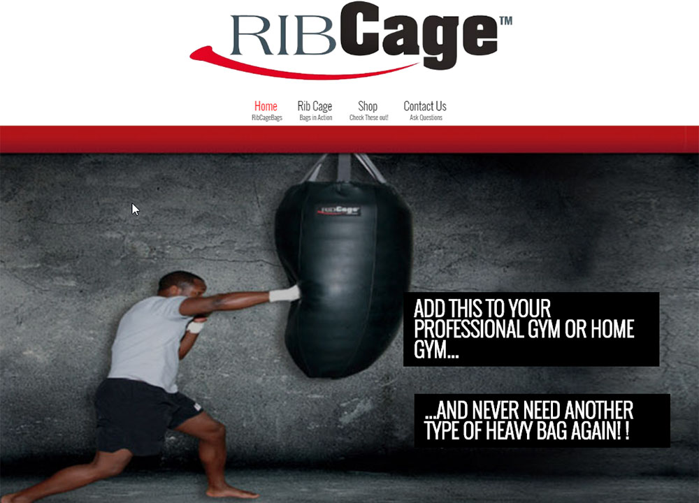 Rib Cage Bags Website Design by TMHWebsites