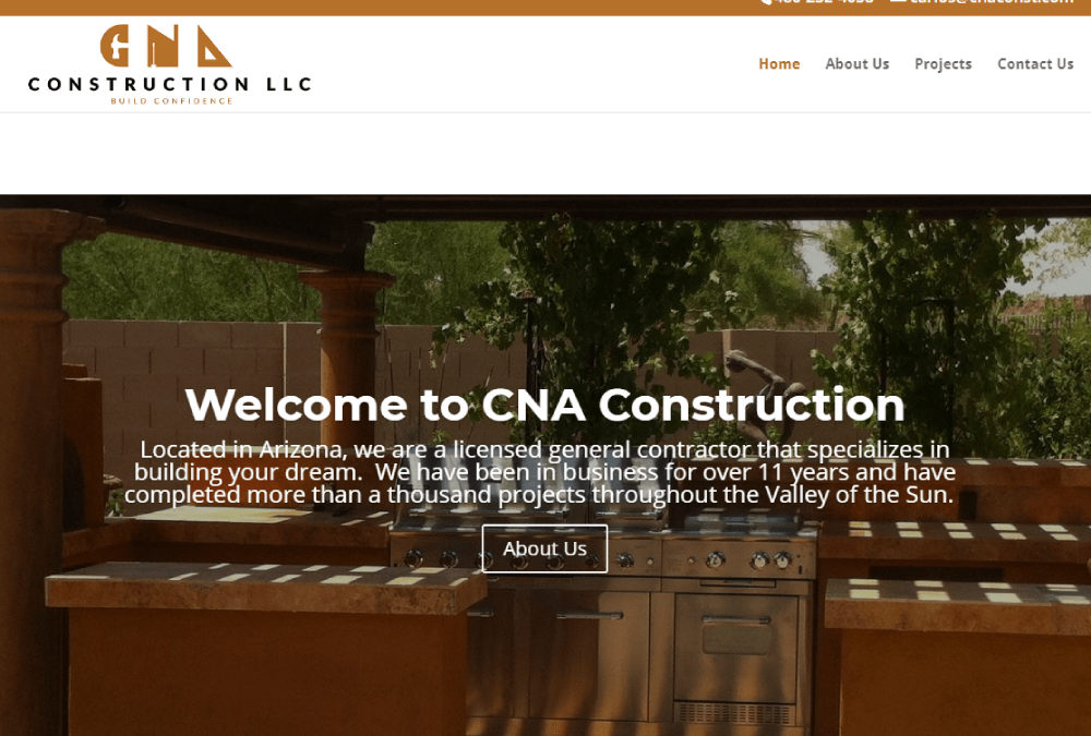 CNA Construction by TMHWebsites