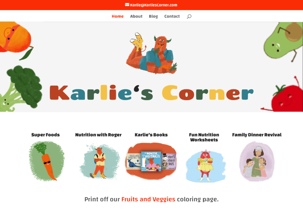 Karlie's Corner Web Design by TMHWebsites