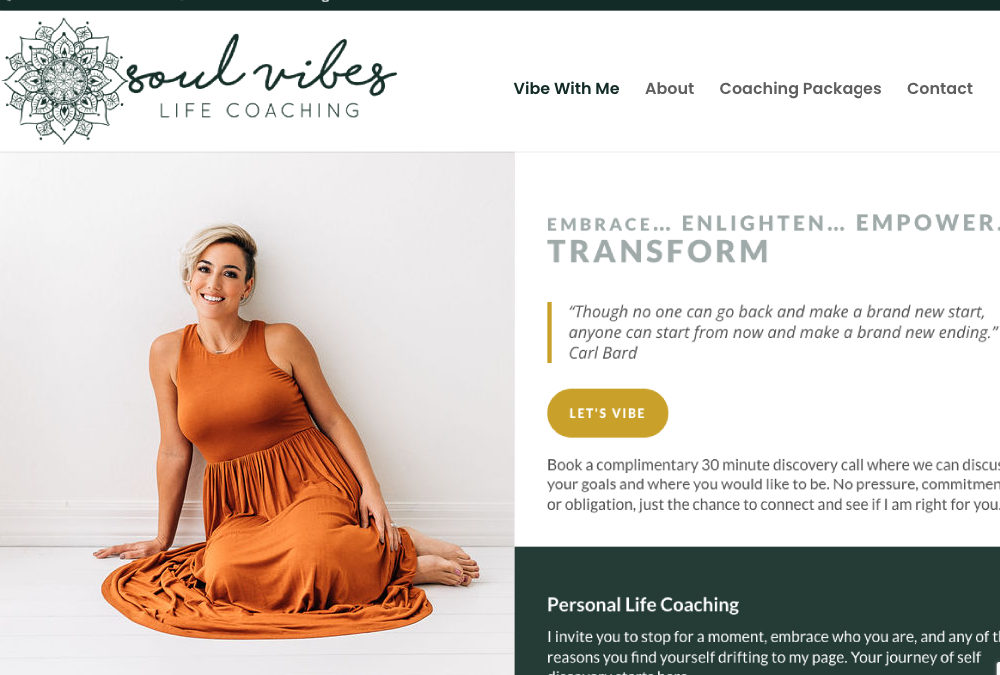 Soul Vibes Life Coaching by TMHWebsites